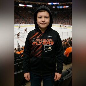 NHL Philadelphia Flyers Zipper Hoodie 🏒 Boys Large